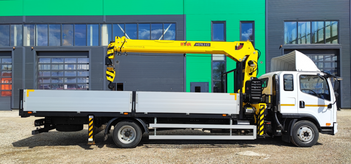 FAW TIGER 6G 12 Бортовая c КМУ HYVA HST6E3