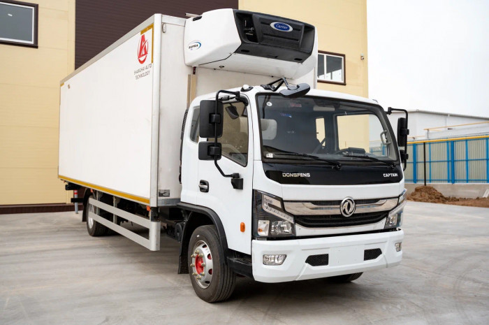 DONGFENG C120L Рефрижератор SAT LAMBO с гидробортом