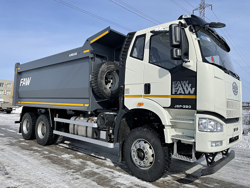 FAW J6P 6x4 Самосвал 390 л.с. U-кузов высокий